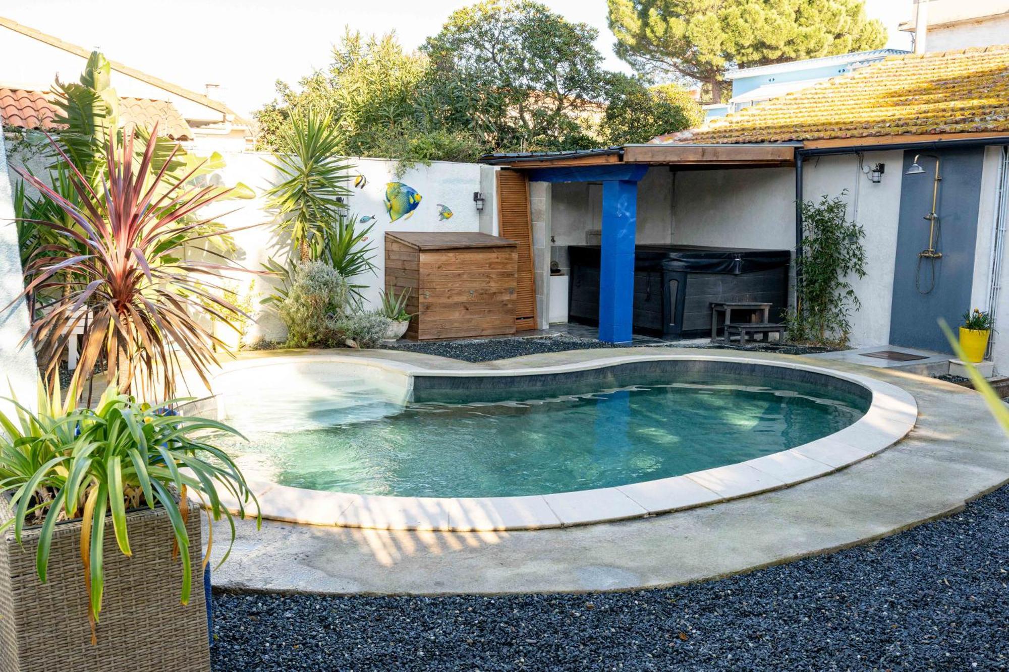 Appartement Avec Piscine Et Jacuzzi A 50Metres De La Plage Et 5Min De L'Allee Des Pins Argelès-sur-Mer Exterior foto